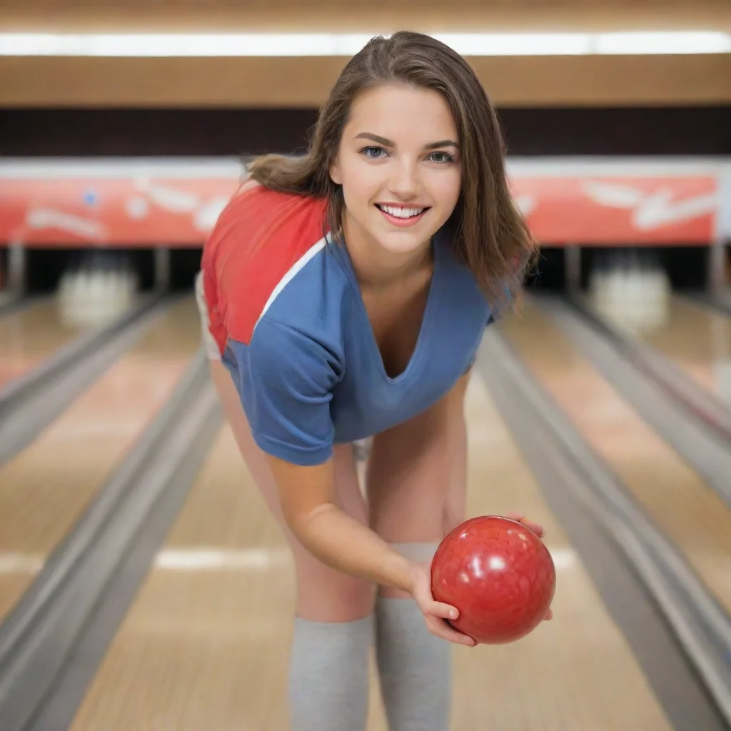 aitrending sporty girl bowling good looking fantastic 1