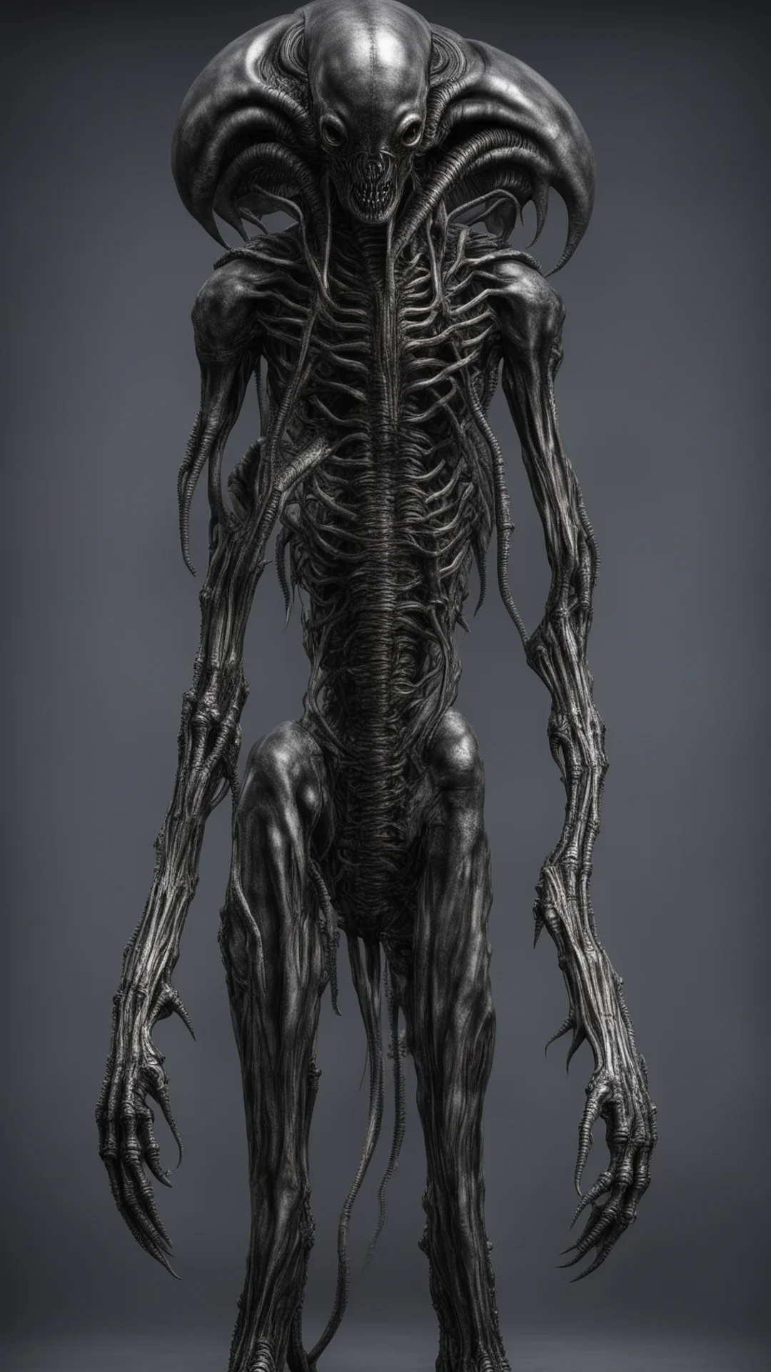 trending standing tall creature giger alien shiny detailed skin good looking fantastic 1 tall