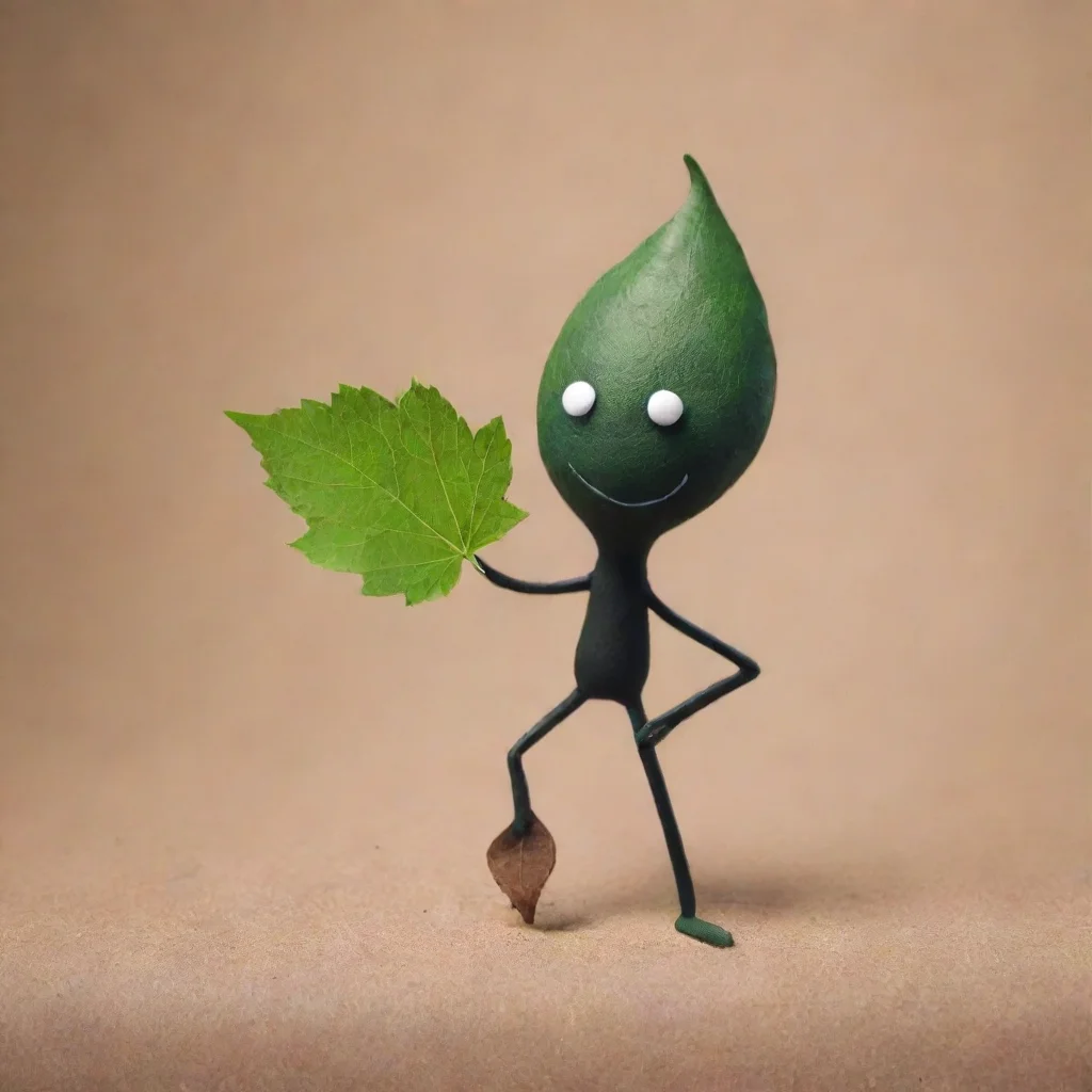 aitrending stickman chewing leaf good looking fantastic 1