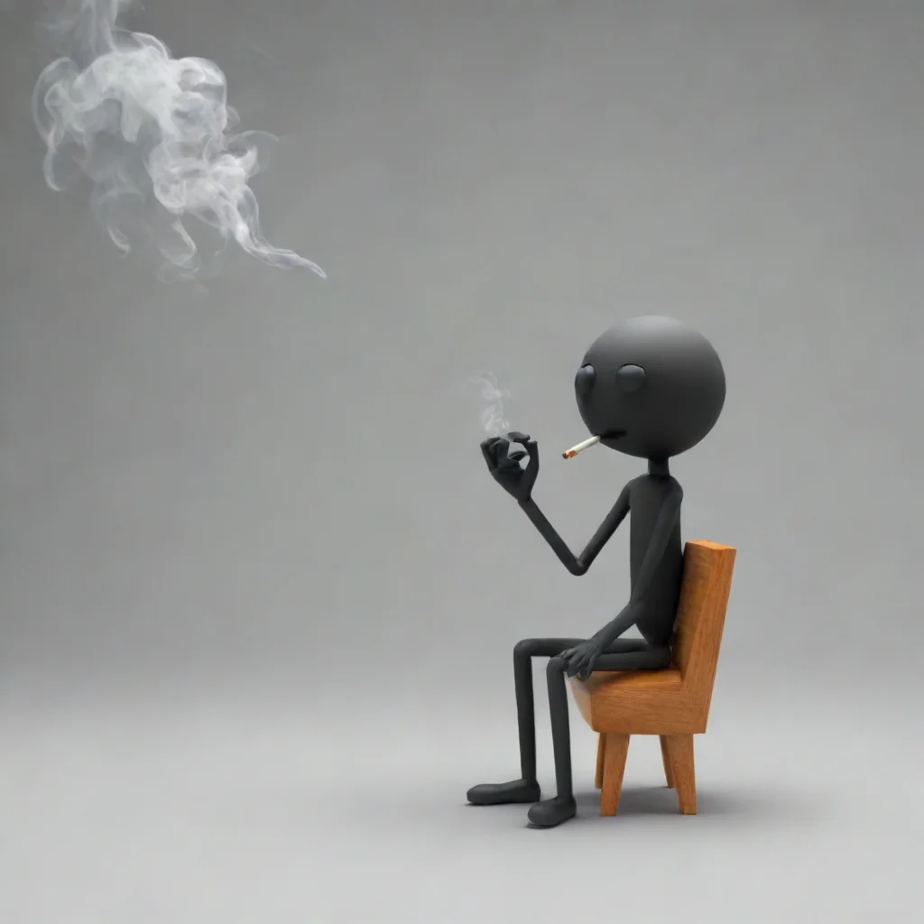 trending stickman smoking good looking fantastic 1