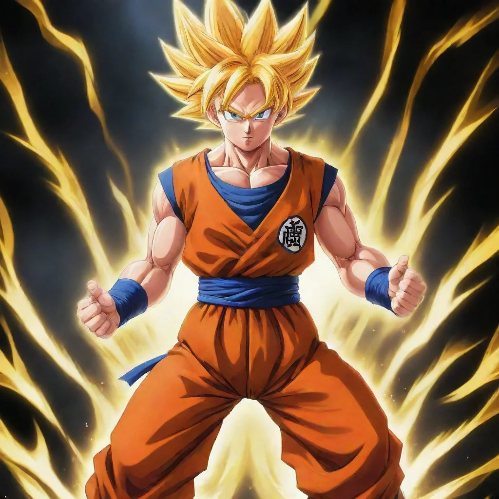 aitrending super sayian goku%2C high quality good looking fantastic 1