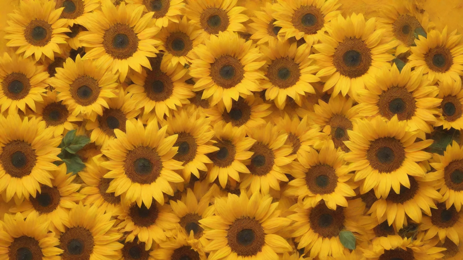 aitrending swirling yellow background with sunflowers strewn about good looking fantastic 1 wide