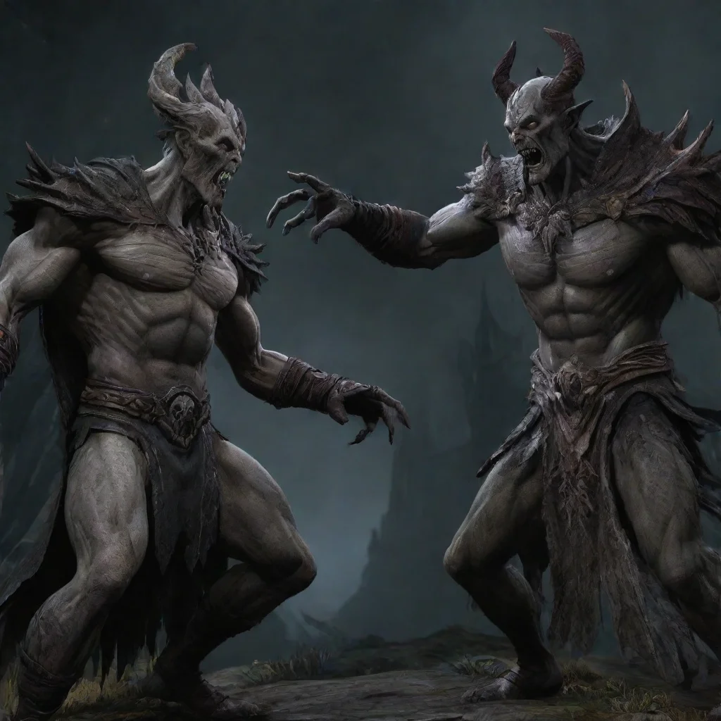 aitrending talos and molag bal chest bumping good looking fantastic 1