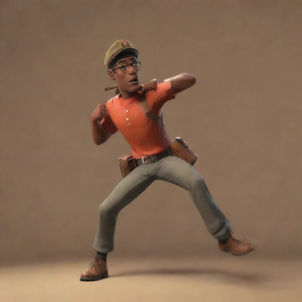 aitrending tf2 scout throwing a brick at demoman good looking fantastic 1