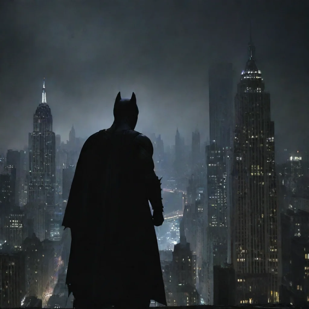 aitrending the dark knight and gotham skyline good looking fantastic 1