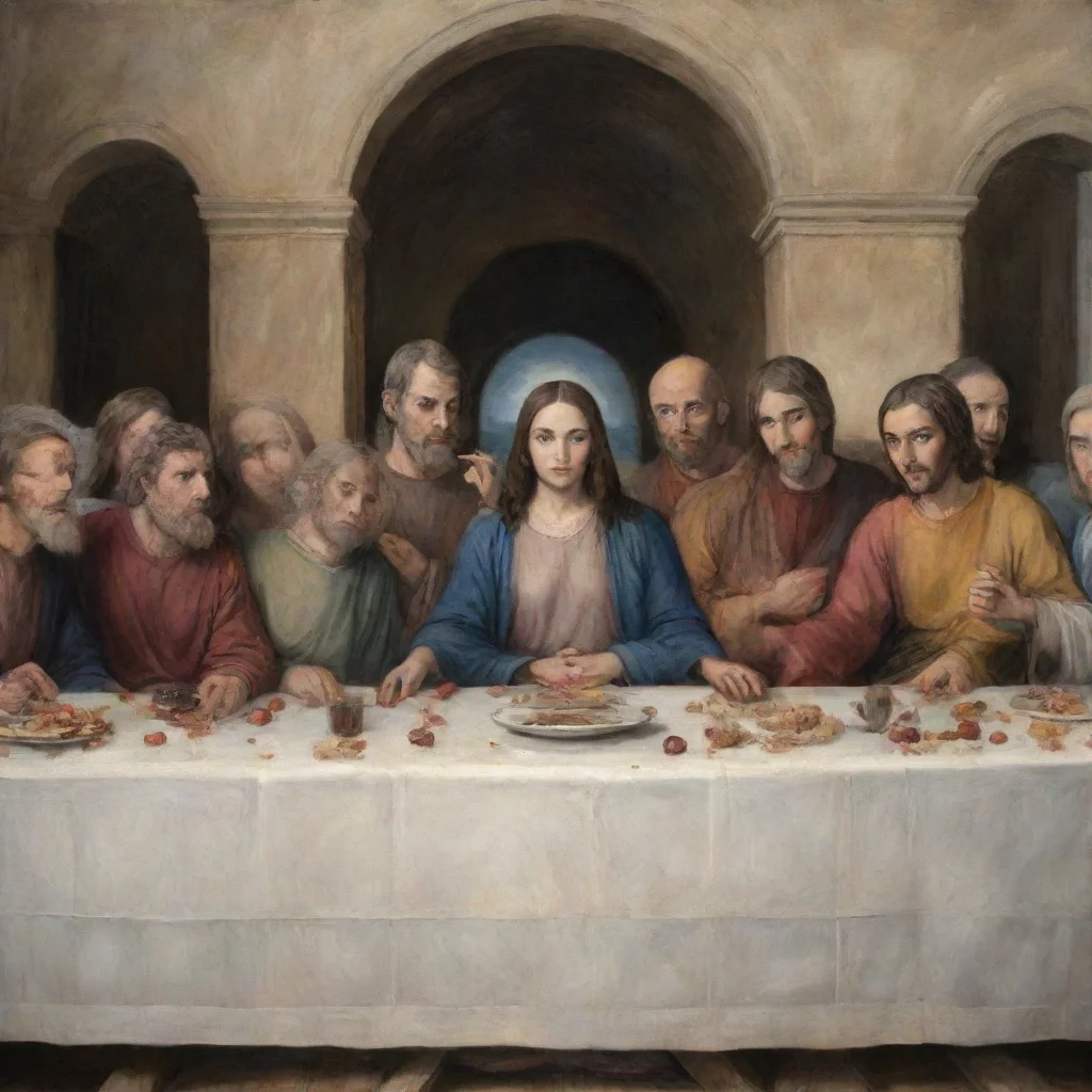 aitrending the picture of the last supper change jedus for sasha grey good looking fantastic 1
