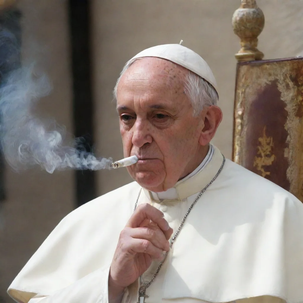 aitrending the pope smoking marihuana good looking fantastic 1