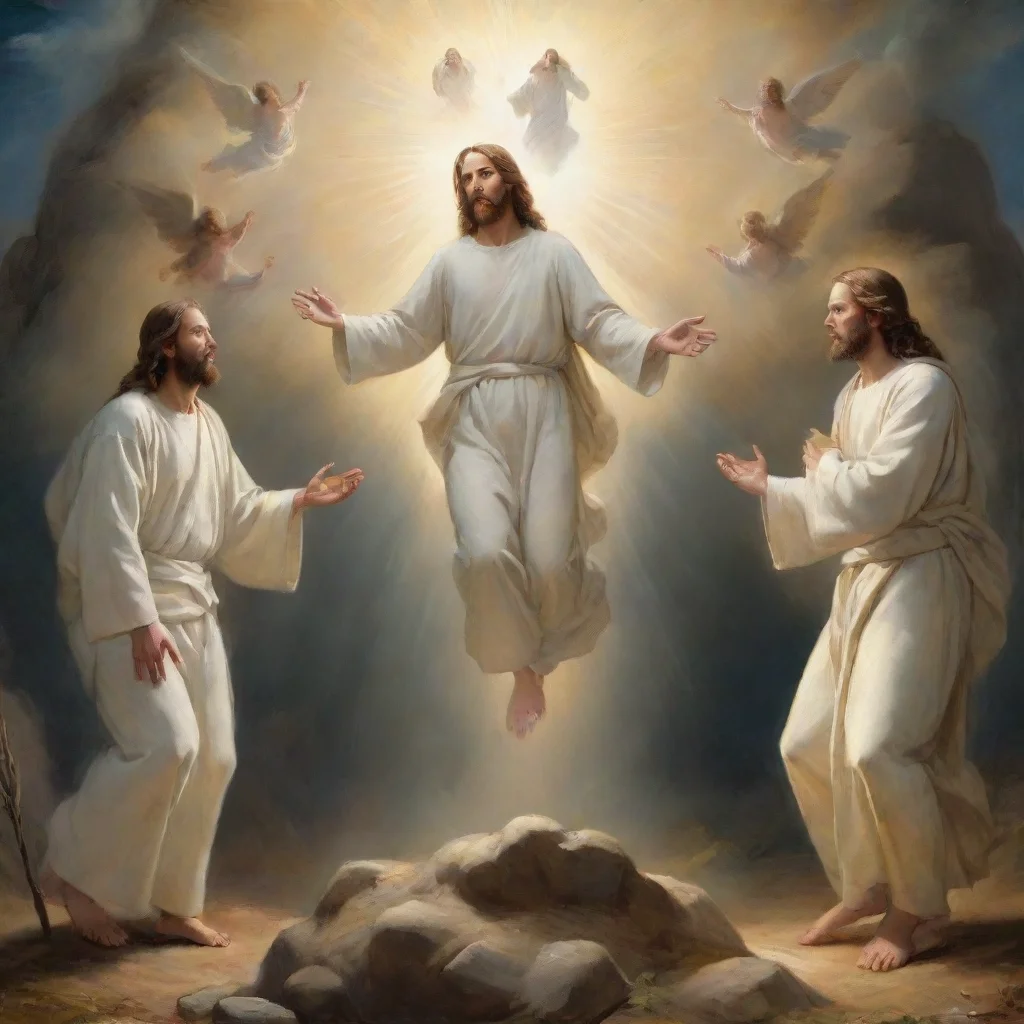aitrending the transfiguration of jesus scene good looking fantastic 1