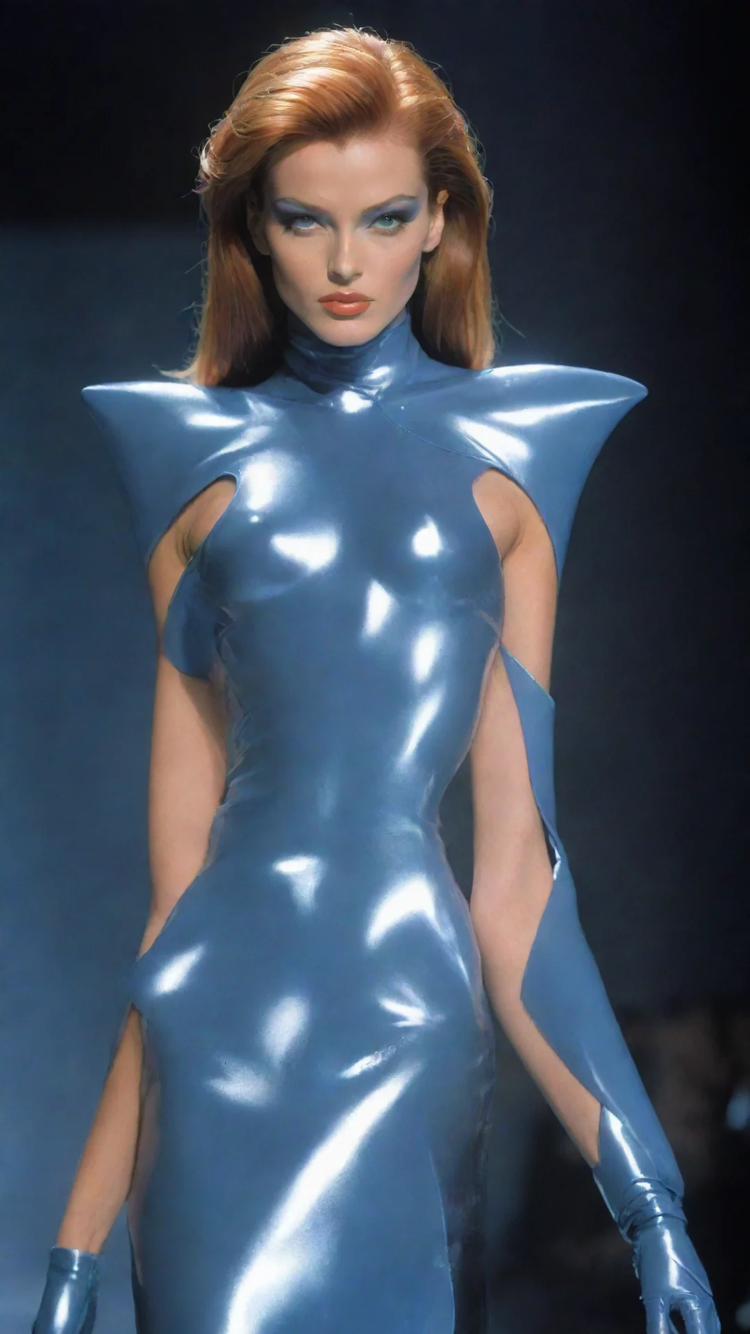 trending thierry mugler fashion style futuristic supermodel good looking fantastic 1 tall
