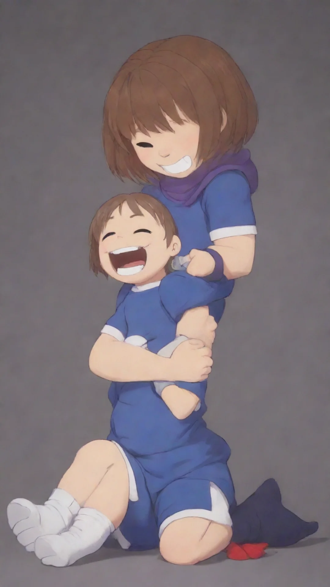 aitrending tickling frisk from undertale  good looking fantastic 1 tall