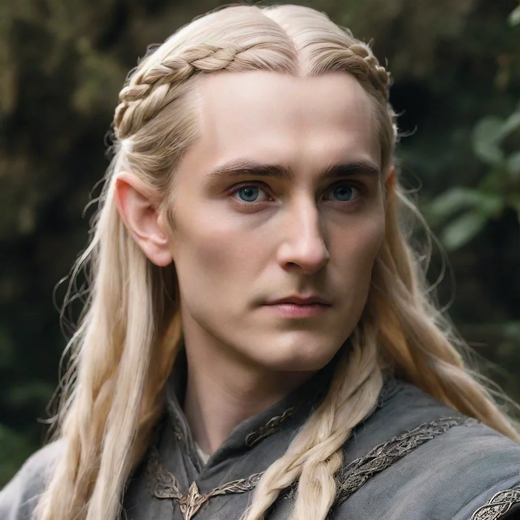 aitrending tolkien king thranduil with blond hair and braids good looking fantastic 1