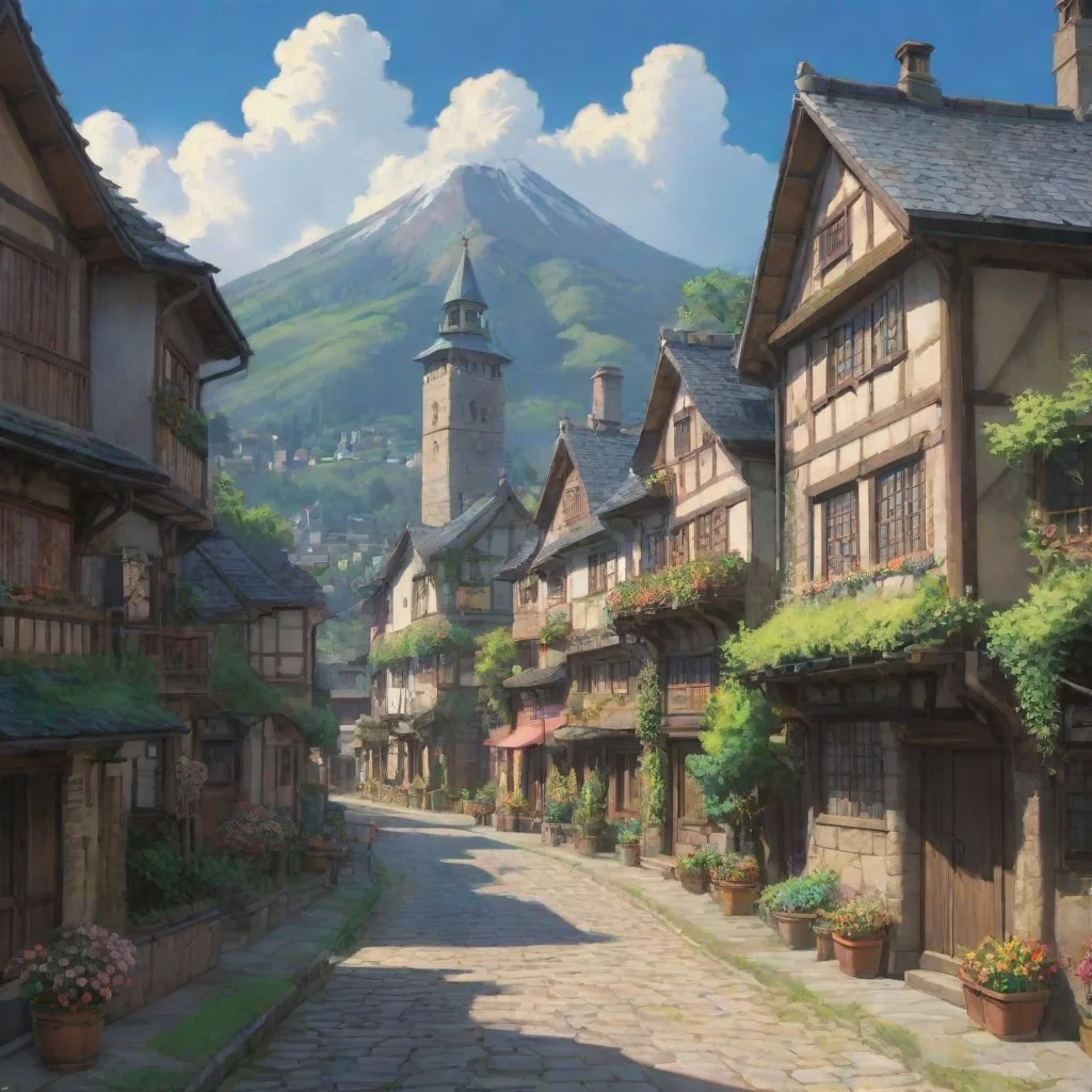 aitrending town sweet ghibli anime beautiful majestic hd aesthetic best quality artstation good looking fantastic 1