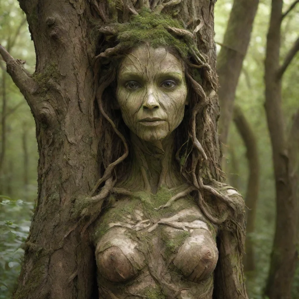 aitrending tree woman good looking fantastic 1
