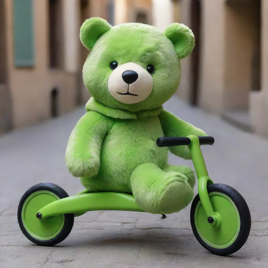 aitrending triciclo con oso verde good looking fantastic 1