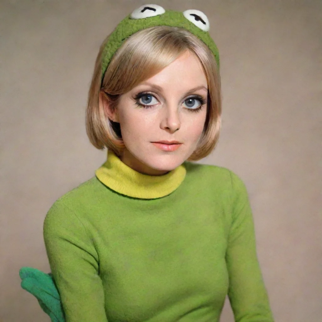 aitrending twiggy style 60s fashion kermit the frog good looking fantastic 1