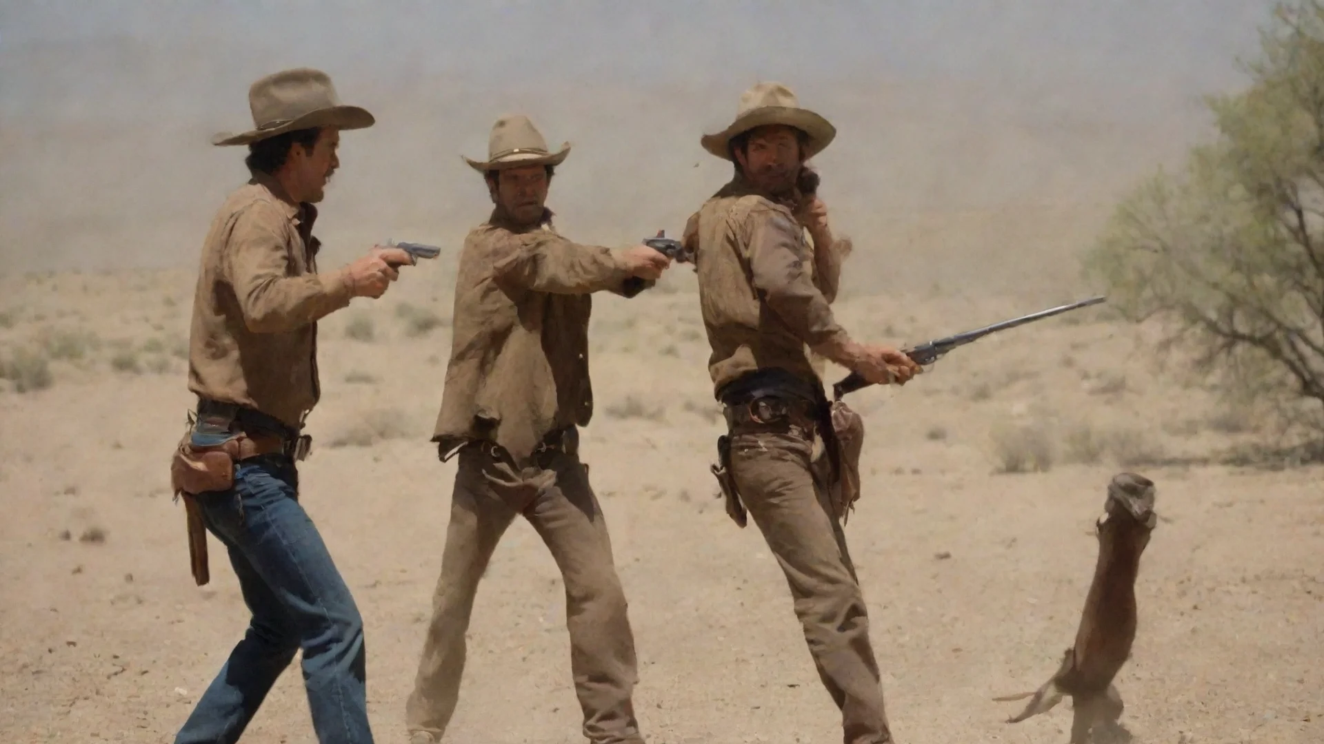 aitrending two cowboys having a gun duel good looking fantastic 1 wide