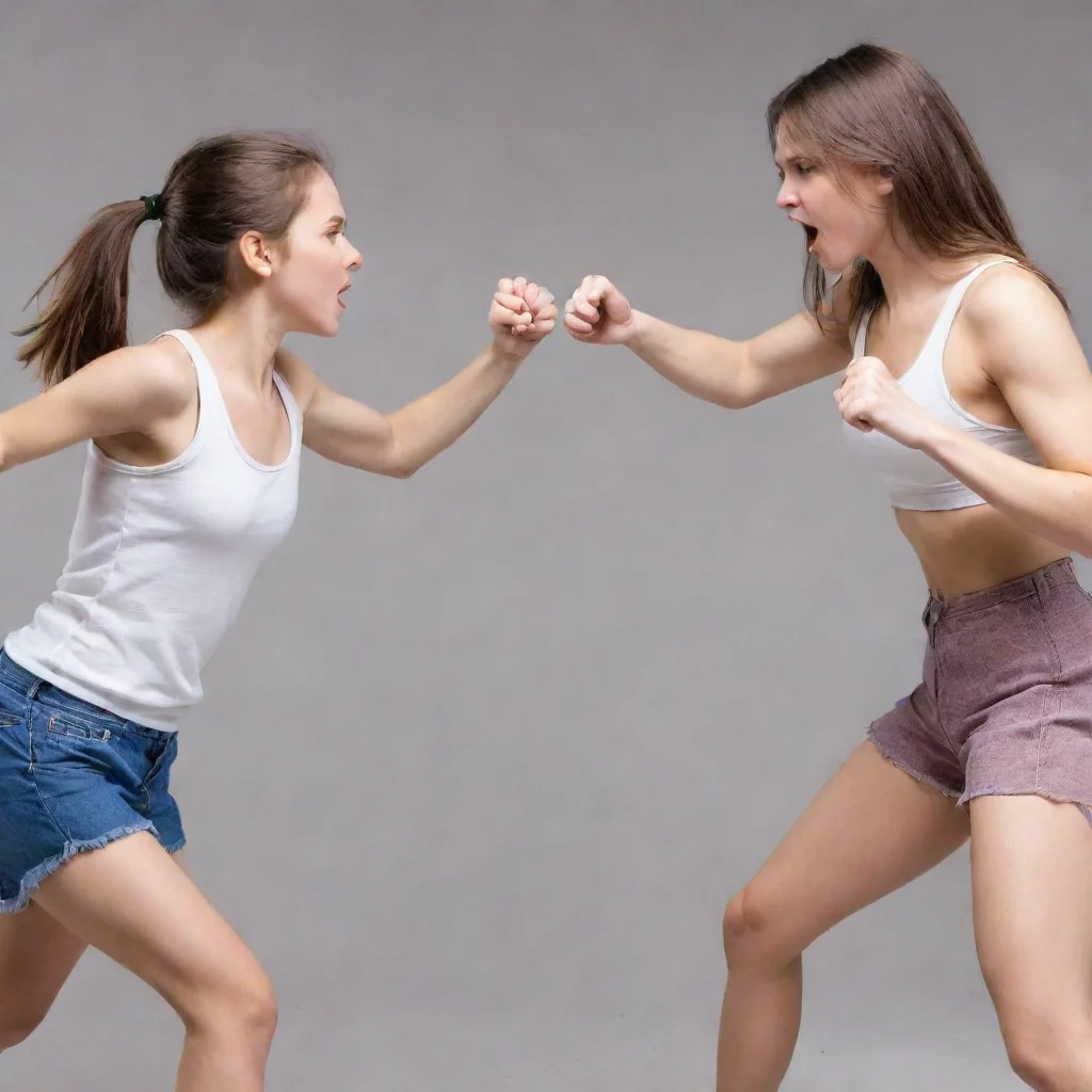 aitrending two girls fighting good looking fantastic 1