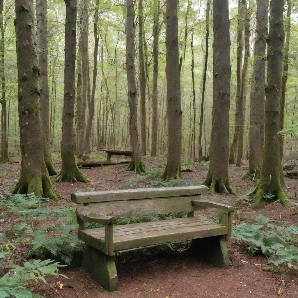 aitrending un banc au milieu d%27une for%C3%AAt good looking fantastic 1
