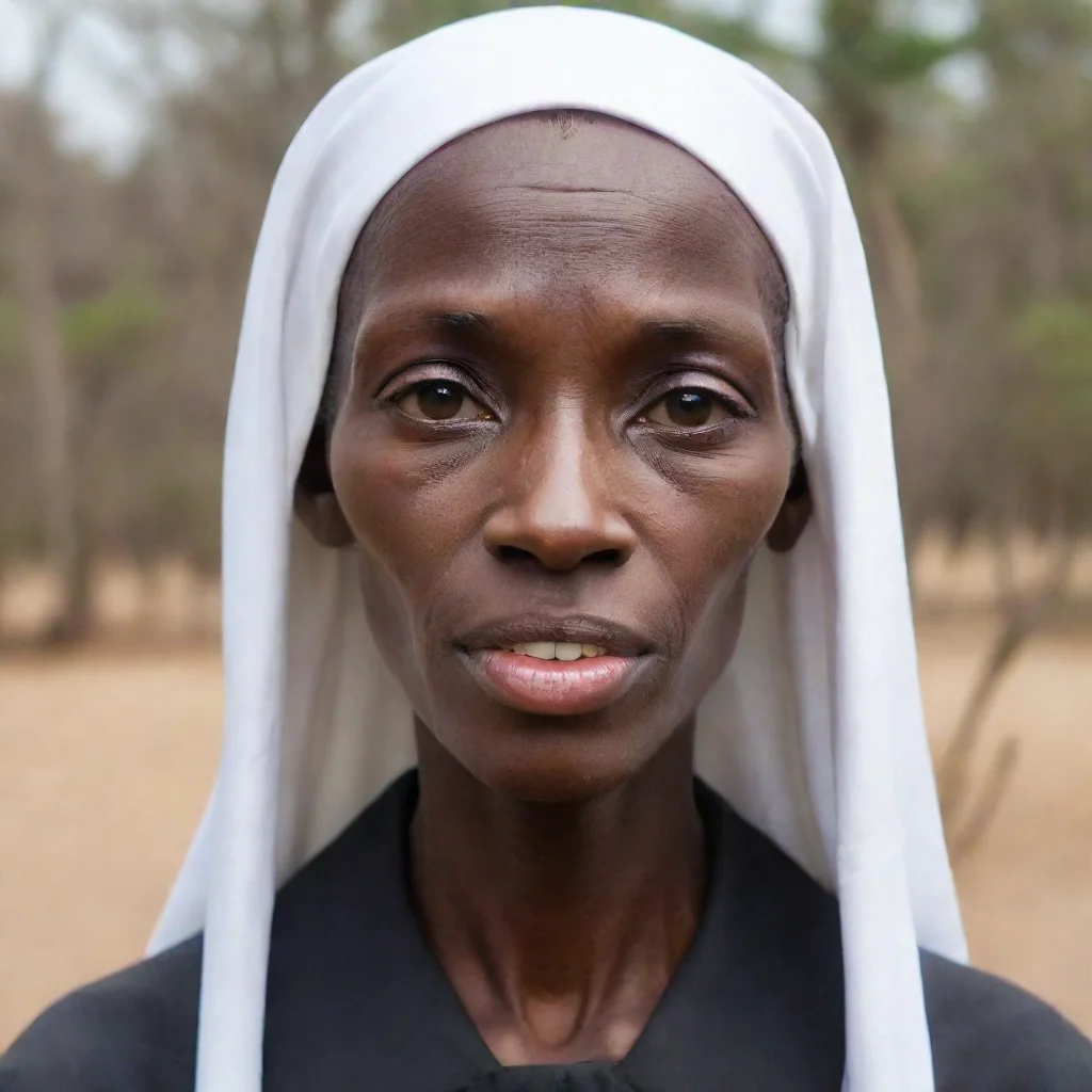 aitrending very skinny old african nun face with big lips good looking fantastic 1