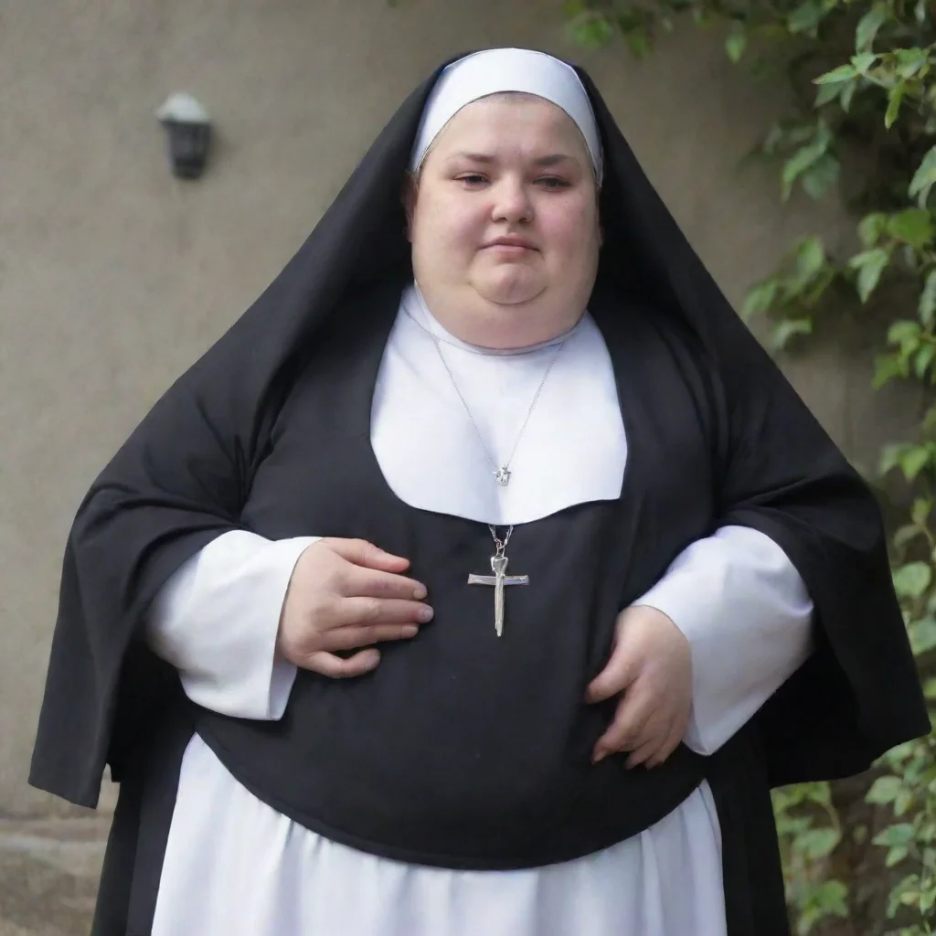 aitrending very very obese nun good looking fantastic 1