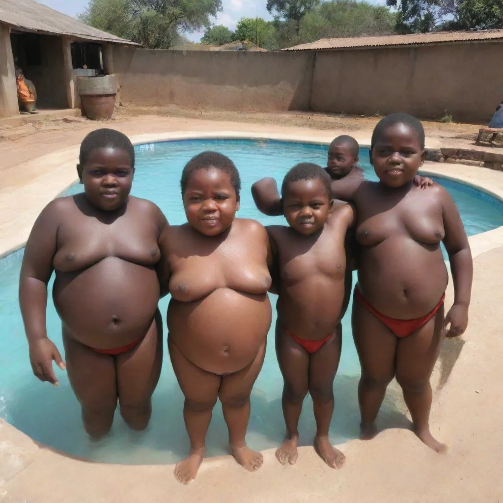 aitrending very very very very obese african kids swimmingpool good looking fantastic 1