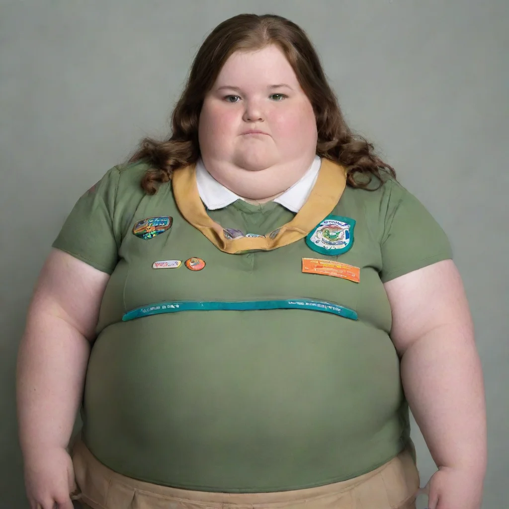 aitrending very very very very obese girl scout good looking fantastic 1