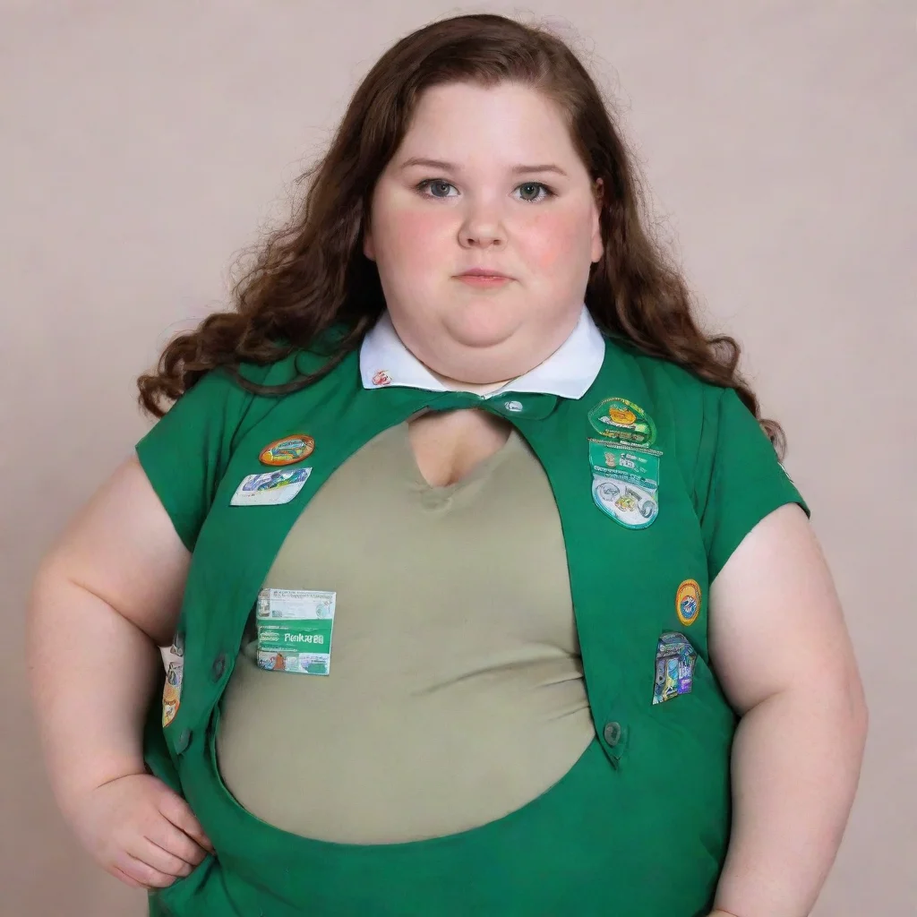 aitrending very very very very very obese girl scout good looking fantastic 1