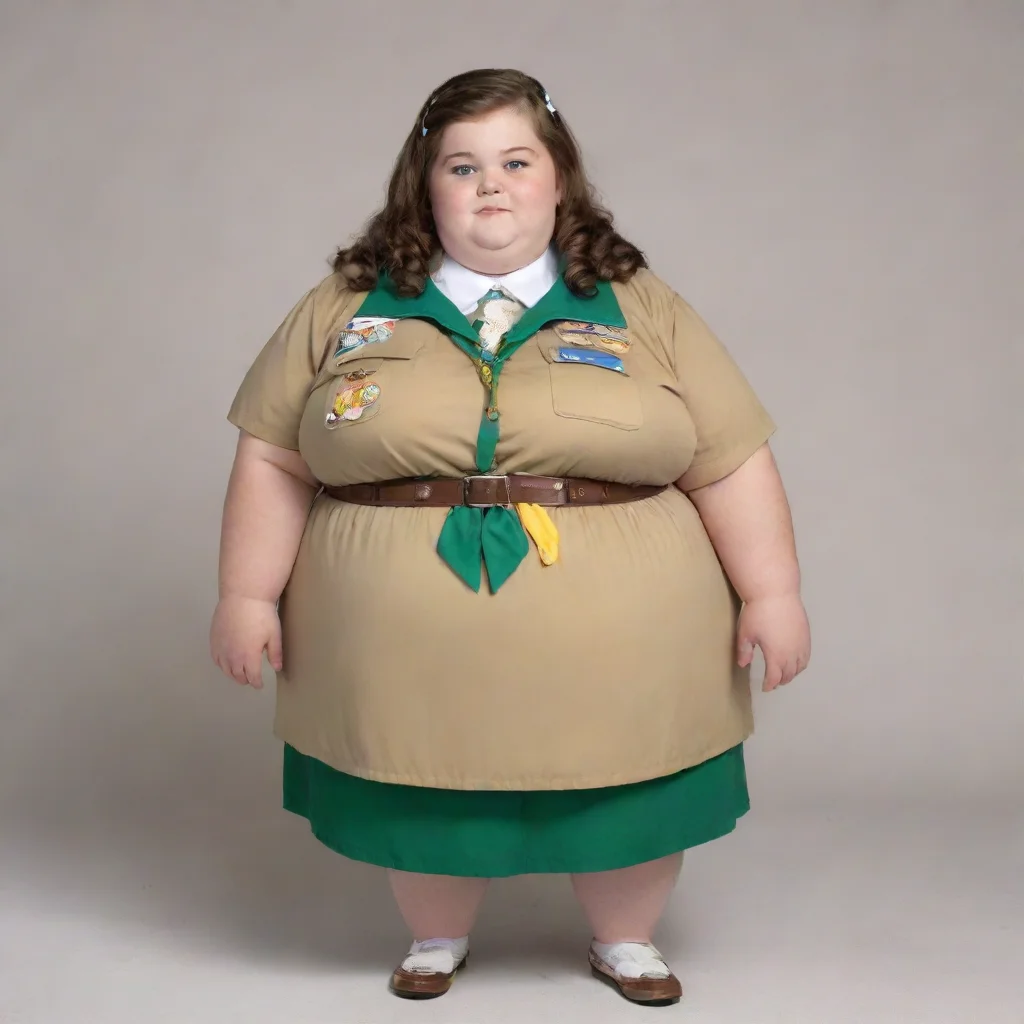 aitrending very very very very very very very obese girl scout good looking fantastic 1