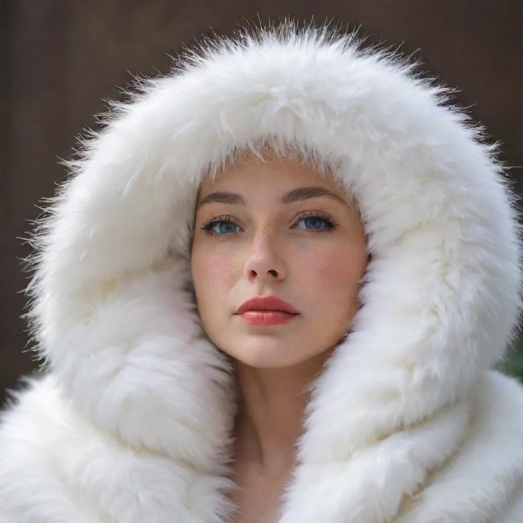 aitrending white fur covered person good looking fantastic 1