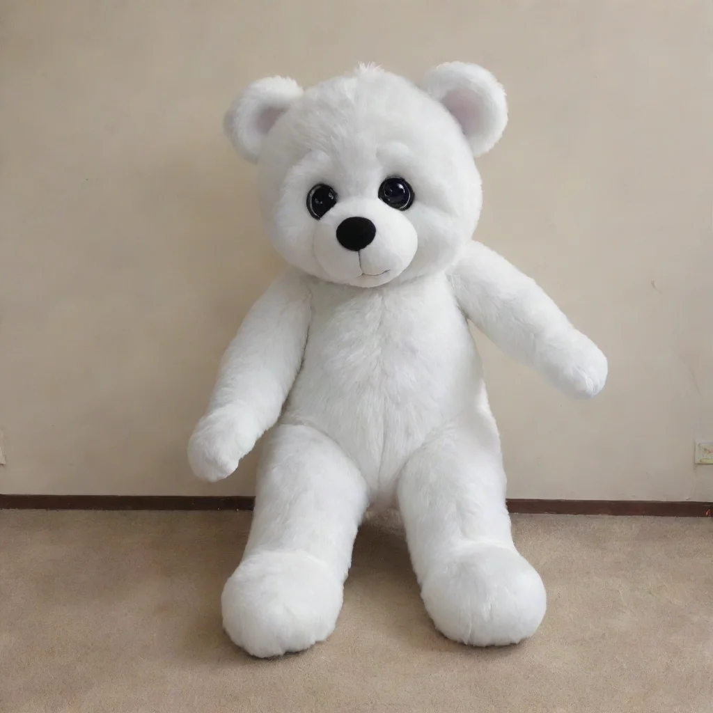 aitrending white teddy bear fursuit good looking fantastic 1