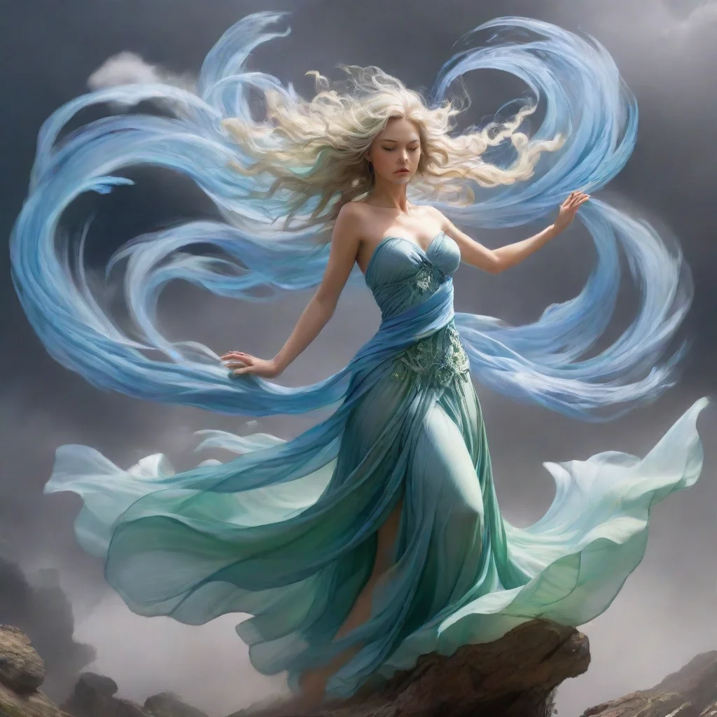 aitrending wind elemental takes a form of a maiden good looking fantastic 1