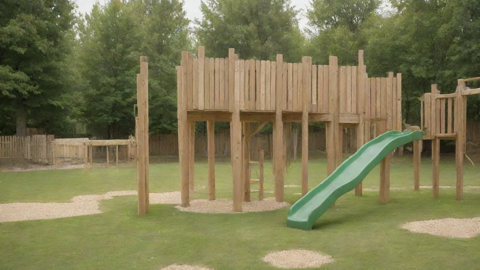 aitrending wooden playground with calm colours%2C detailed view%2C not in the green good looking fantastic 1 hdwidescreen