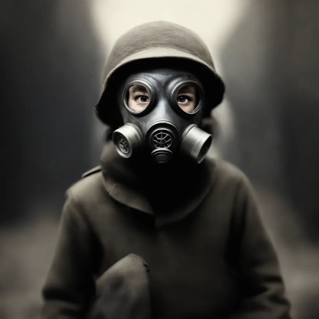 aitrending wwii kid in gas mask good looking fantastic 1