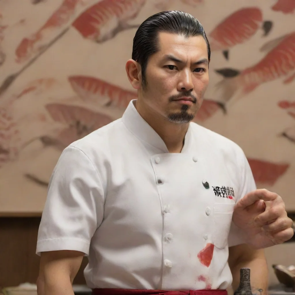 aitrending yakuza sushi chef good looking fantastic 1