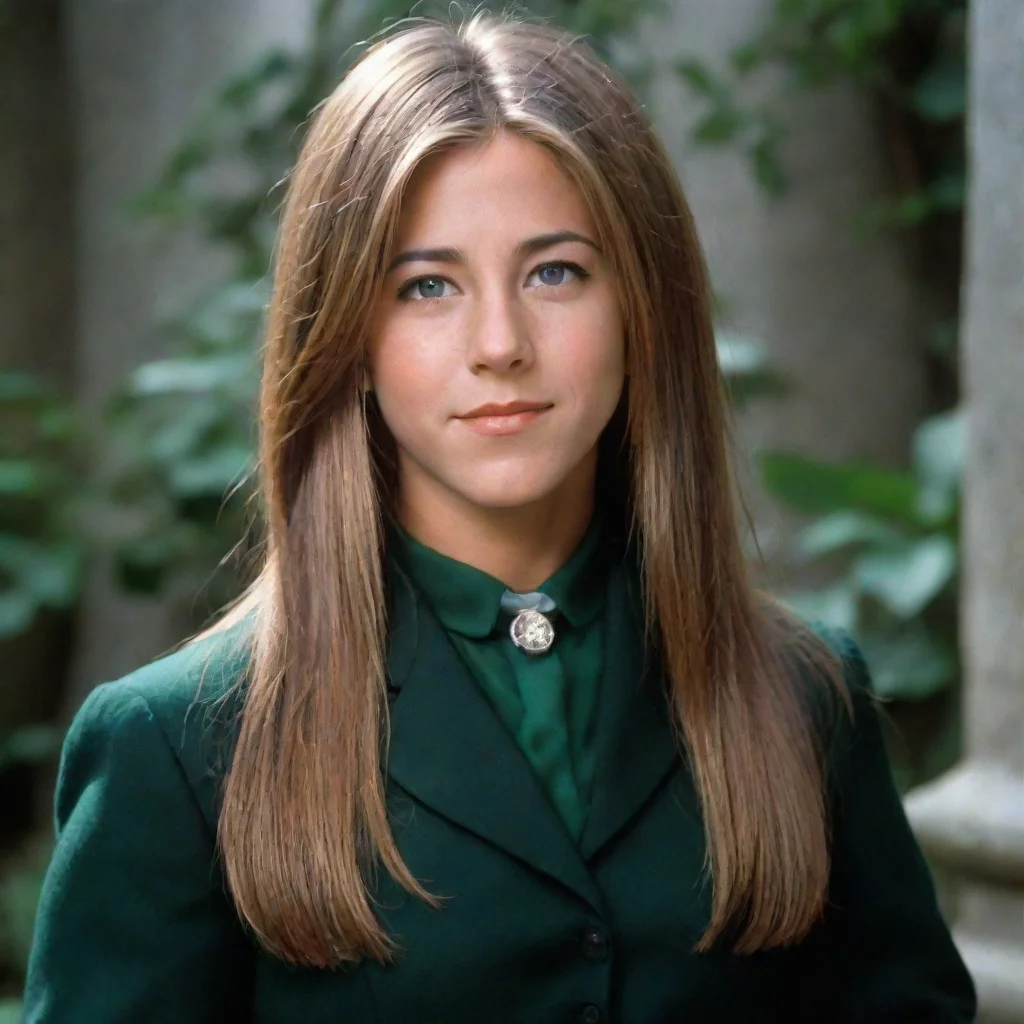 aitrending young jennifer aniston as a slytherin good looking fantastic 1