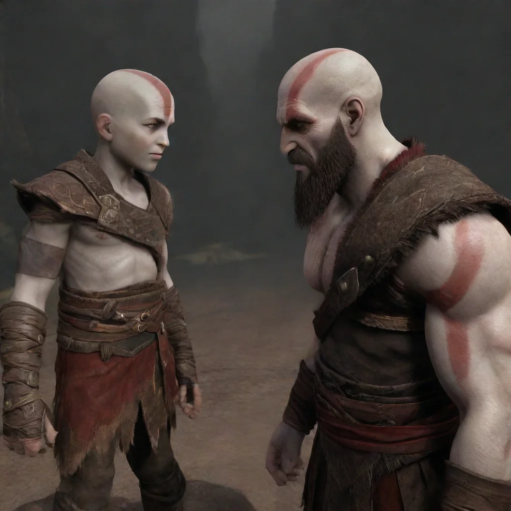 aitrending young kratos meeting old kratos good looking fantastic 1