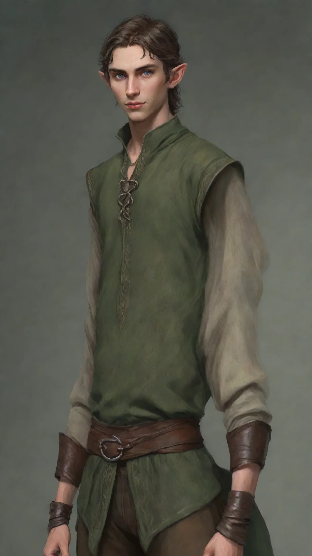 aitrending young male half elf good looking fantastic 1 tall