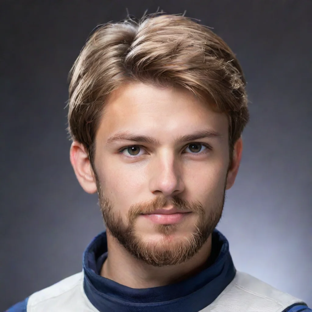 aitrending young male space pilot%2C with light brown hair and a beard good looking fantastic 1