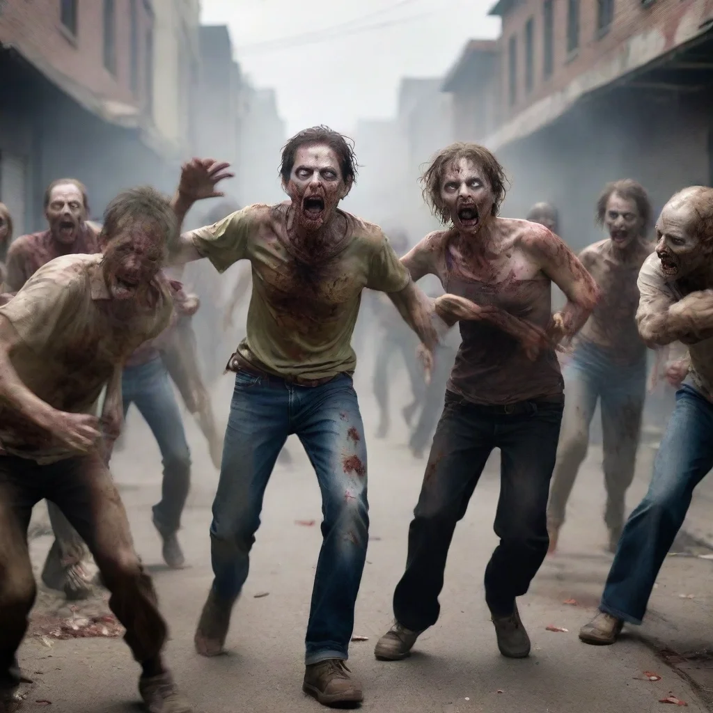 aitrending zombies attacking and going crazy good looking fantastic 1