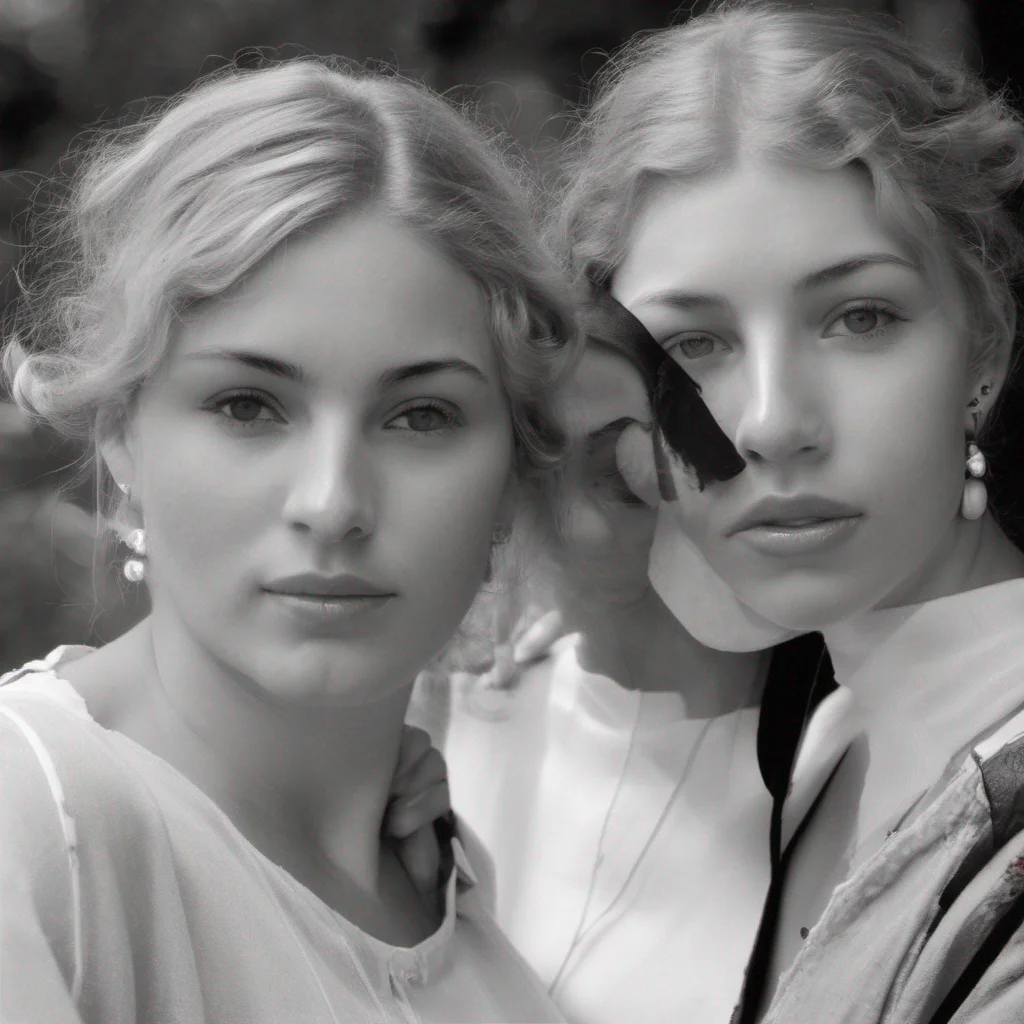 aitres amigas una rubia%2C casta%C3%B1a y una pelinegra abrazandoce  amazing awesome portrait 2