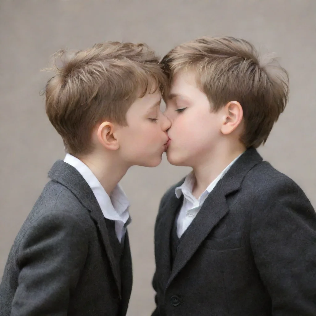 aitwo boys kissing