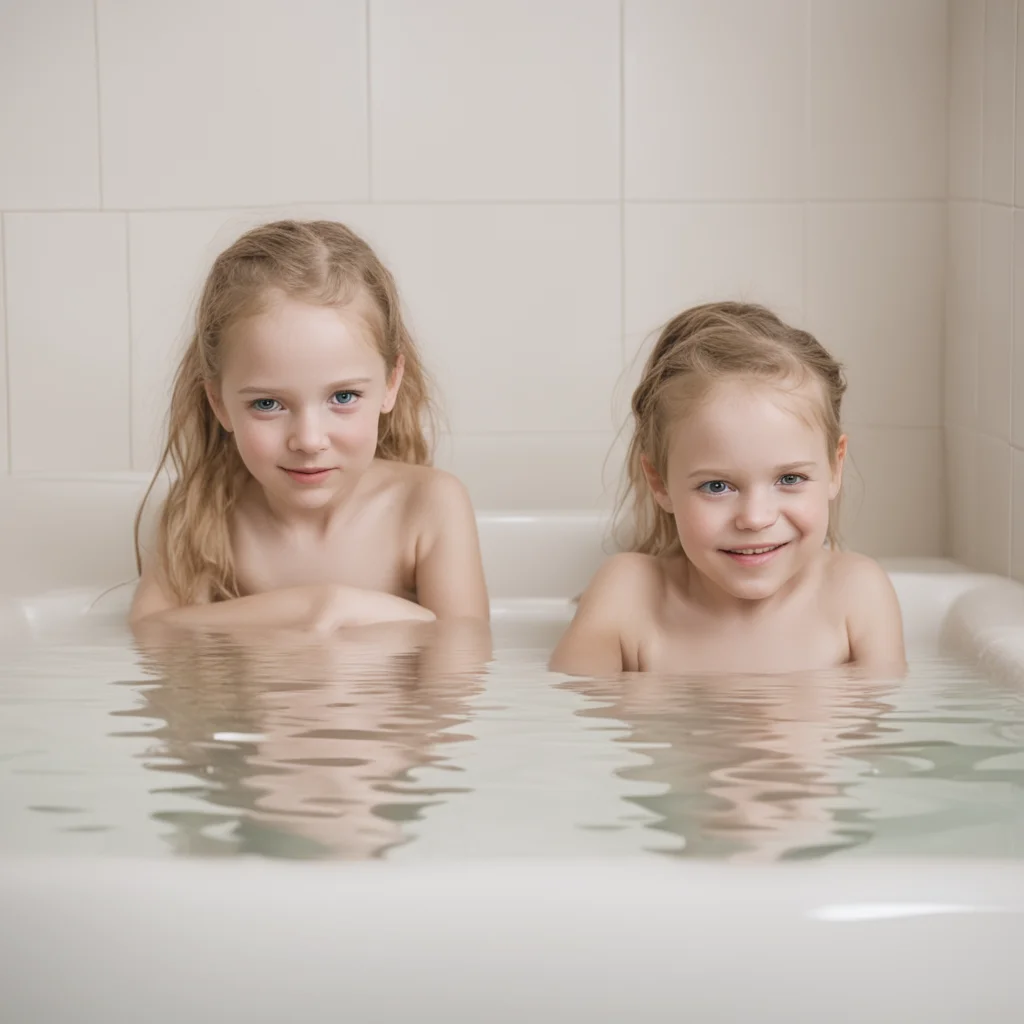 aitwo young girls in the bath amazing awesome portrait 2