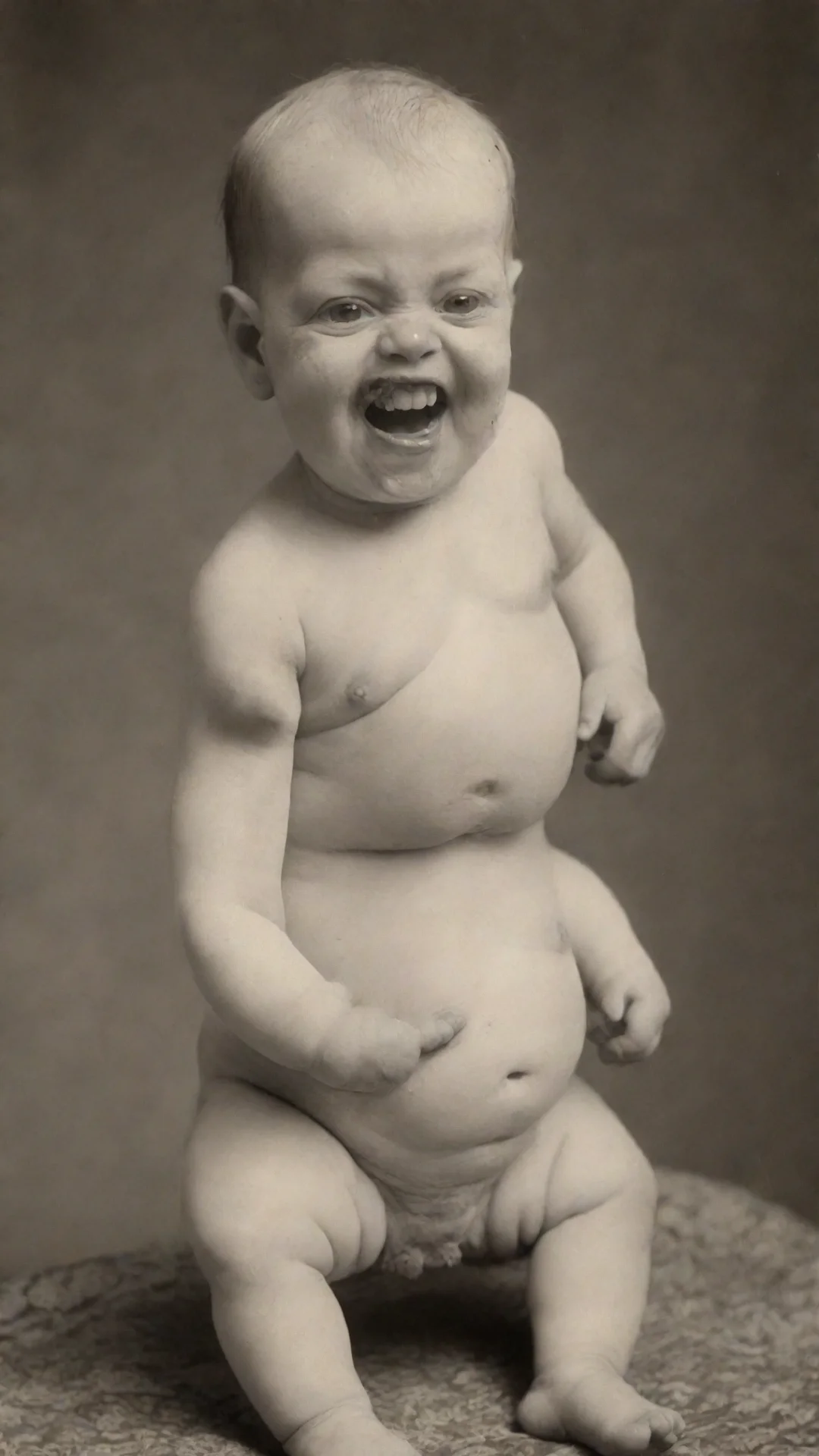 aiugly baby from the 1900s tall