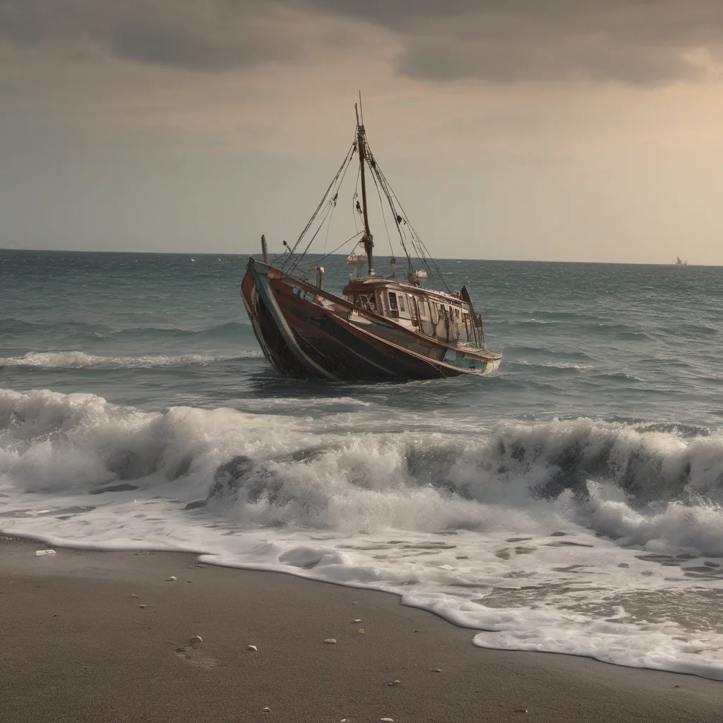 un barco troyano llegando a las playas de italia  good looking trending fantastic 1