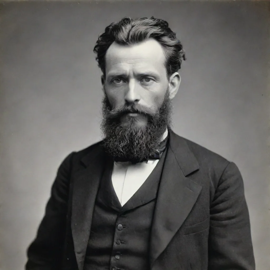 aiun homme qui a environ 35 ans des ann%C3%A9es 1896 avec une longue veste noir%2C il a un peu de barbe et les cheveux mi longs