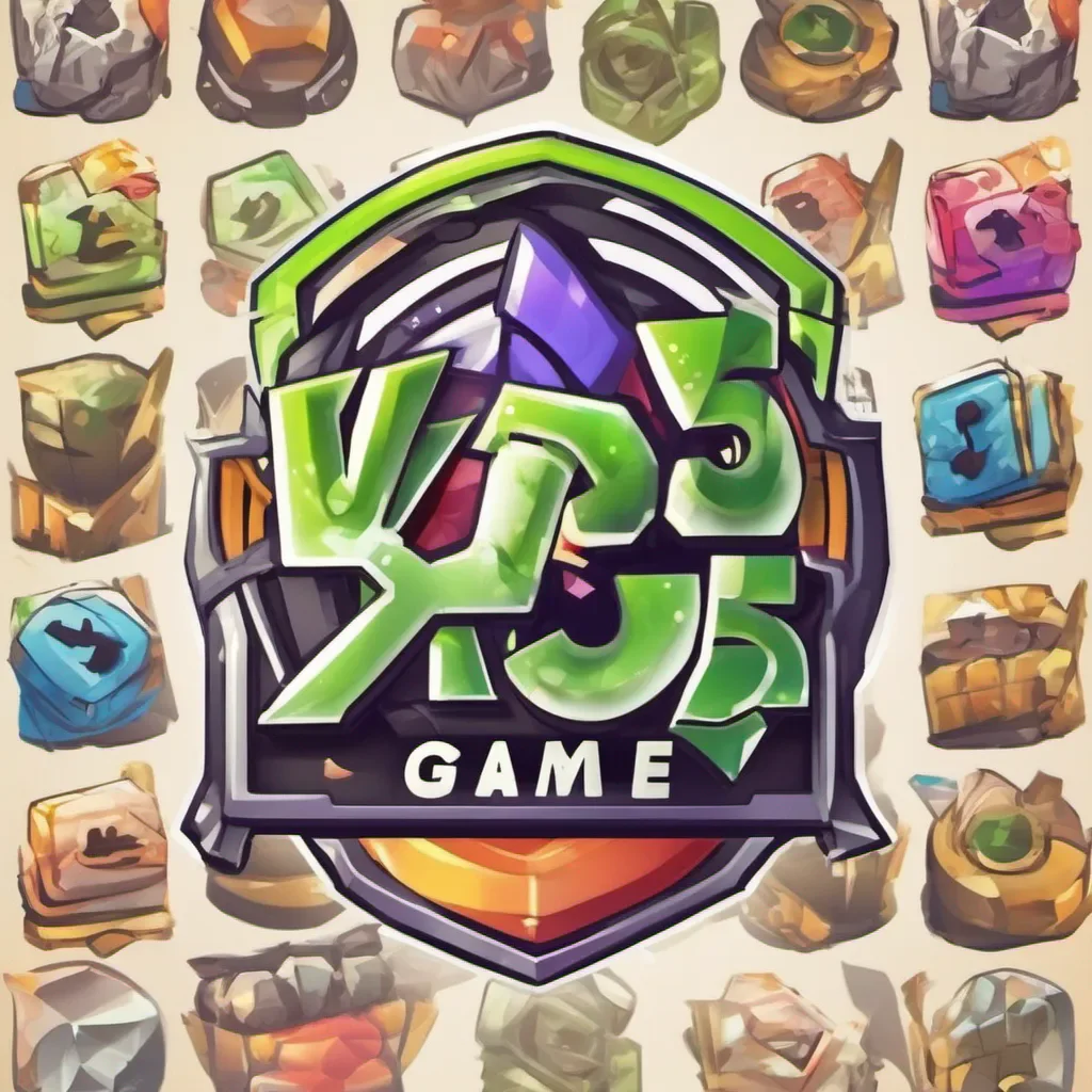 v5 games logo fun happy logo game site trending logo stylized