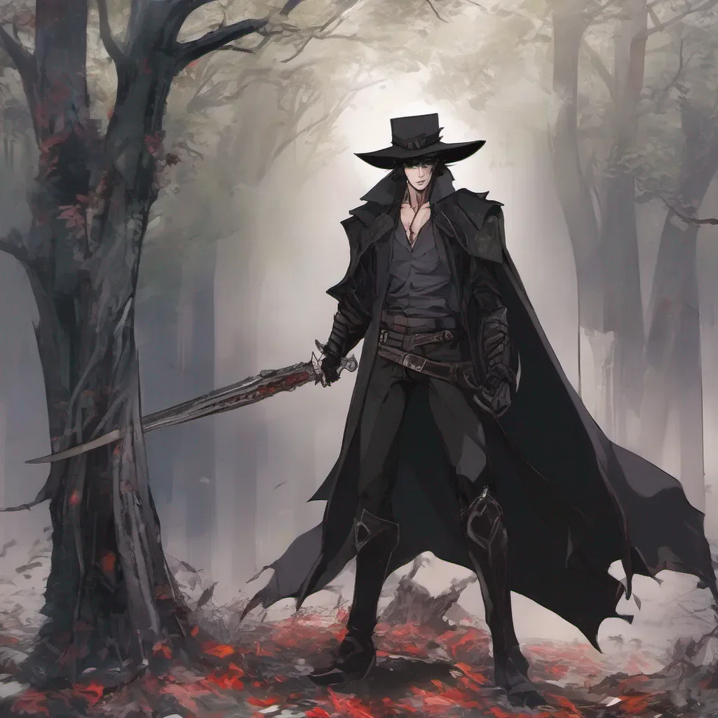 vampire hunter warrior anime masculine amazing awesome portrait 2