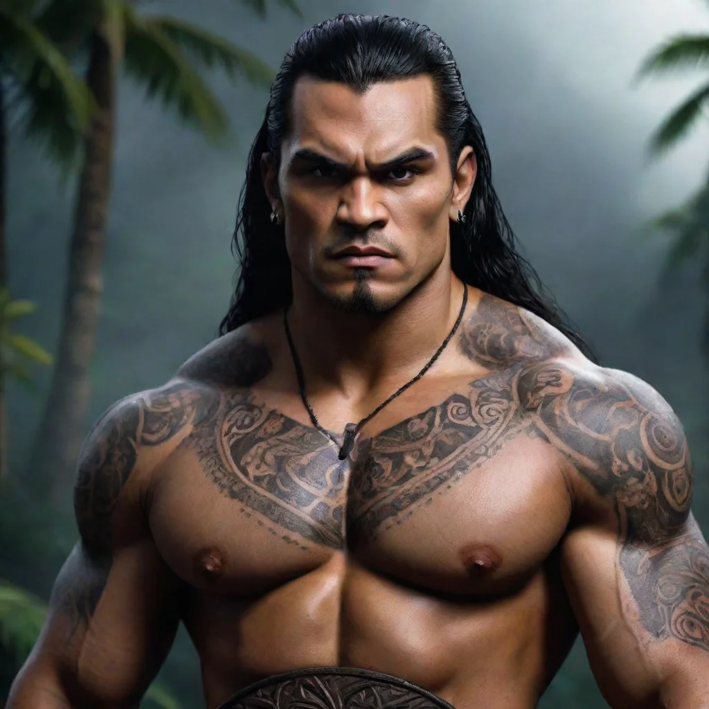 vampire pacific islander maori strong masculine hd epic character