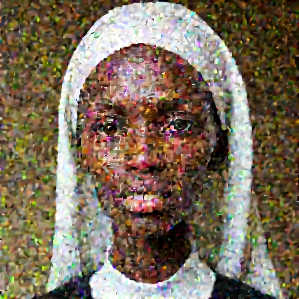 very skinny old african nun face with big lips