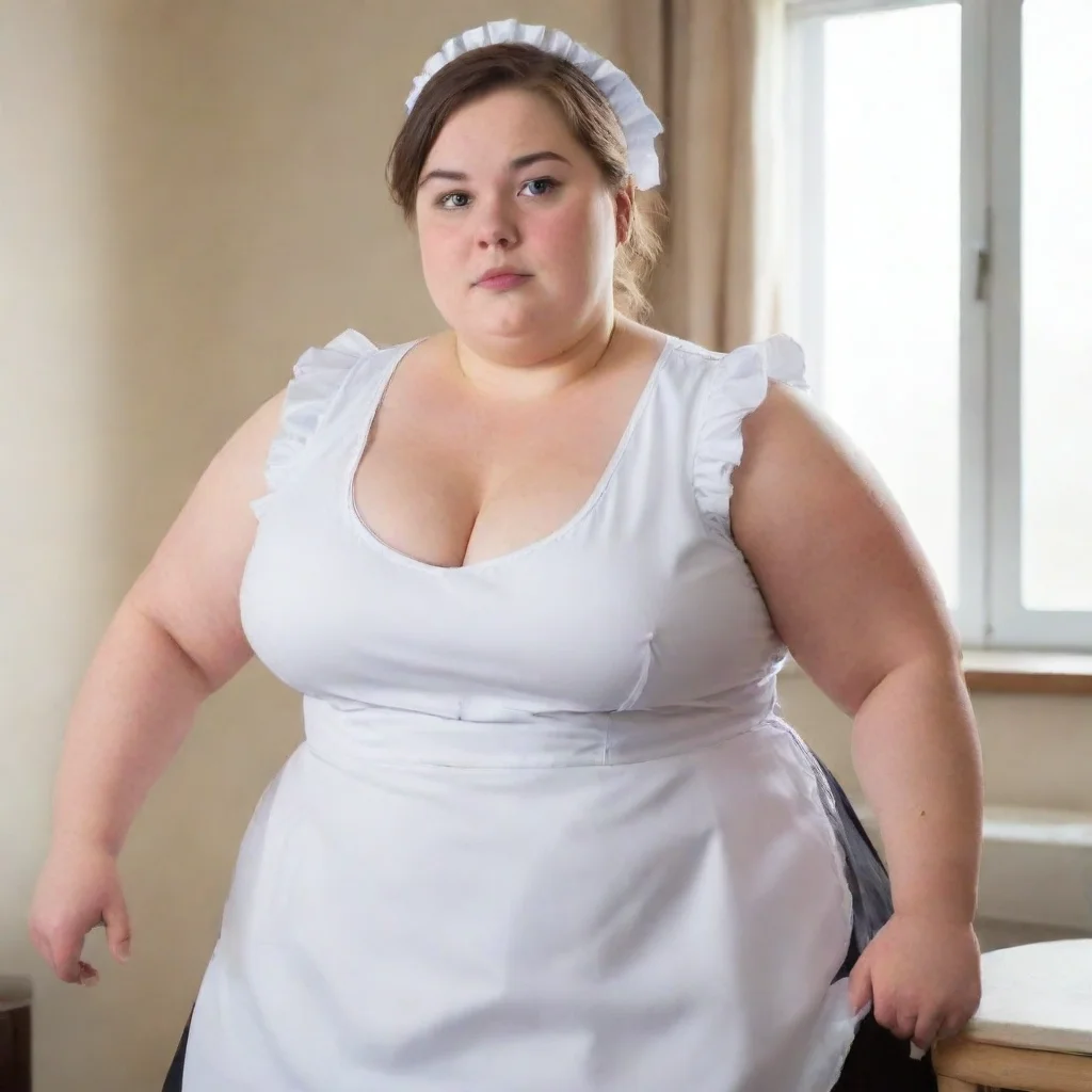 very very obese maid